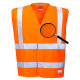 GILET HV ANTISTATIQUE RETARD FLAMME FR71 ORANGE