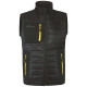 BODYWARMER WALL BLACK CARBON NOIR/JAUNE