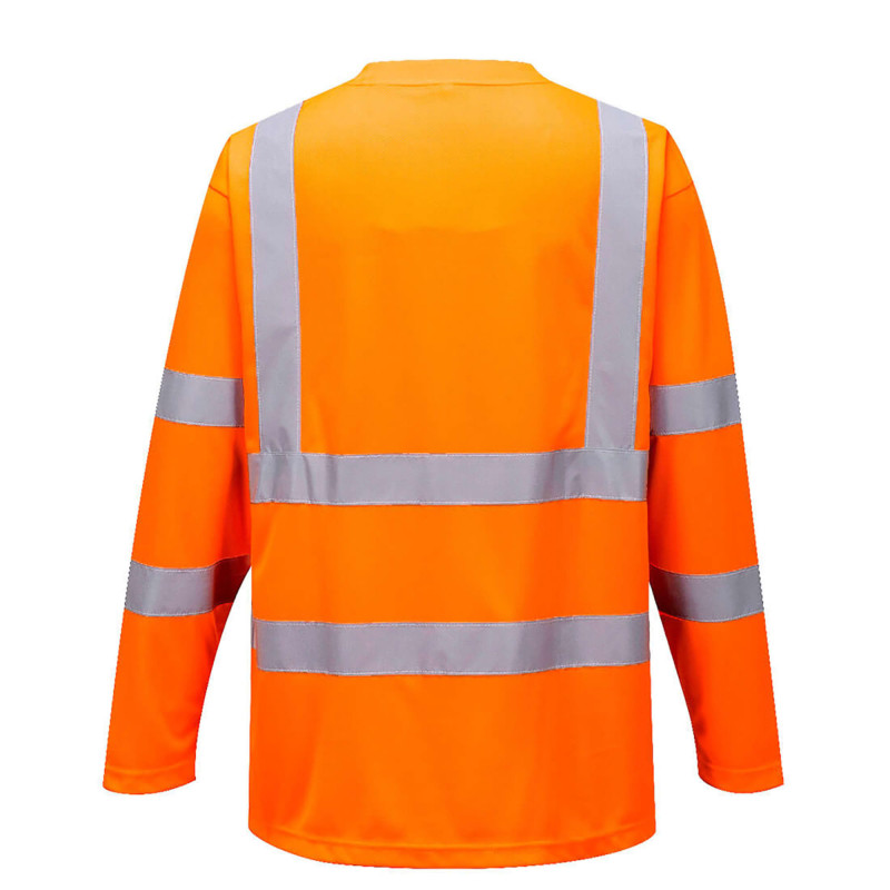 T-SHIRT S178 HAUTE VISIBILI MANCHES LONGUES ORANGE