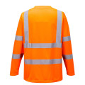 T-SHIRT S178 HAUTE VISIBILI MANCHES LONGUES ORANGE