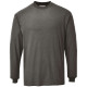 T-SHIRT GRIS FLAMME RESISTANT/ANTISTATIQUE MANCHES LONGUES