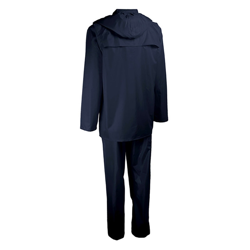 COMPLET DE PLUIE PVC SOUPLE BLEU MARINE