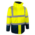 PARKA HAUTE-VISIBILITE PARDA JAUNE ET BLEU