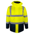 PARKA HAUTE-VISIBILITE PARDA JAUNE ET BLEU