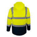 PARKA HAUTE-VISIBILITE PARDA JAUNE ET BLEU