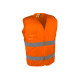 GILET HAUTE-VISIBILITE POLYESTER AERE ORANGE