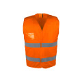 GILET HAUTE-VISIBILITE POLYESTER AERE ORANGE
