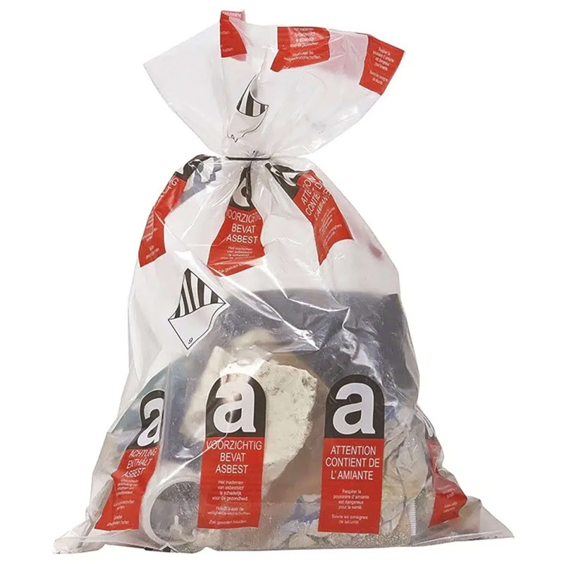 SAC A GRAVAT AMIANTE LDPE 80X120CM 80L