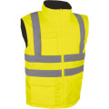 GILET DE SIGNALISATION JAUNE HV DOUBLE POLAIRE