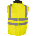 GILET DE SIGNALISATION JAUNE HV DOUBLE POLAIRE