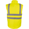 GILET DE SIGNALISATION JAUNE HV DOUBLE POLAIRE