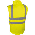 GILET DE SIGNALISATION JAUNE HV DOUBLE POLAIRE