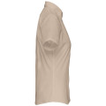 CHEMISE BEIGE MANCHES COURTES FEMME  
