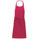 TABLIER COTON AVEC POCHE FUCHSIA TU