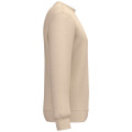SWEAT-SHIRT RECYCLE COL ROND K4040 LIGHT SAND