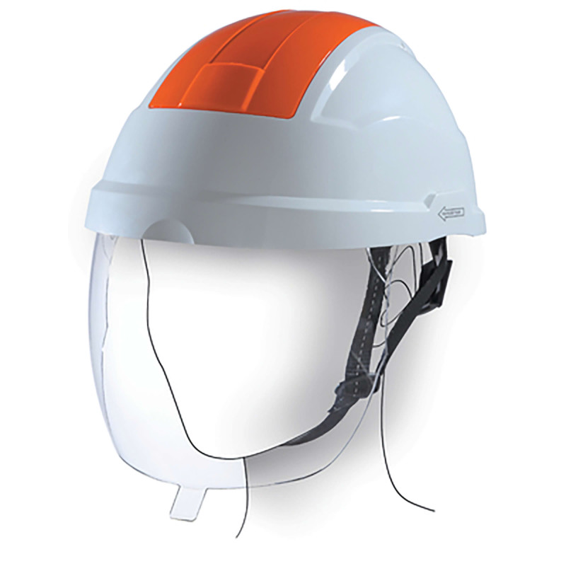 CASQUE AVEC ECRAN FACIAL INTEGRE POUR ELECTRICIEN
