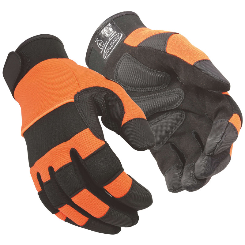 GANTS ANTI-VIBRATIONS ORANGE
