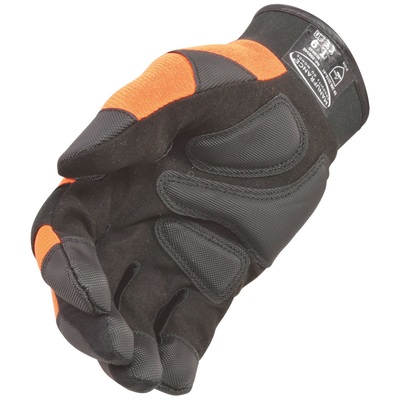 GANTS ANTI-VIBRATIONS ORANGE