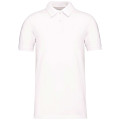 POLO PIQUE BIO 180 HOMME BLANC  

