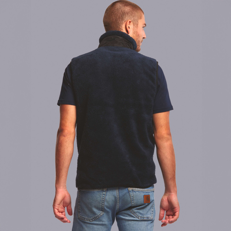 BODYWARMER SHERPA HOMME MARINE 
