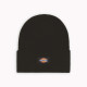 BONNET DICKIES NOIR ACRYLIC A REVERS DK0A4Y63