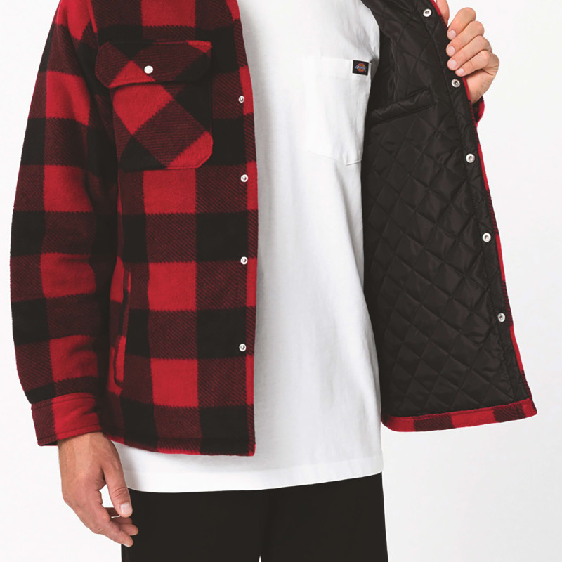 SURCHEMISE PORTLAND DICKIES ROUGE