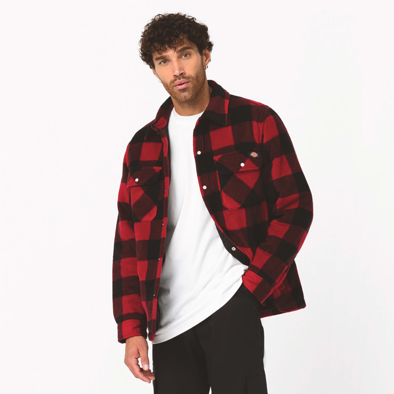 SURCHEMISE PORTLAND DICKIES ROUGE