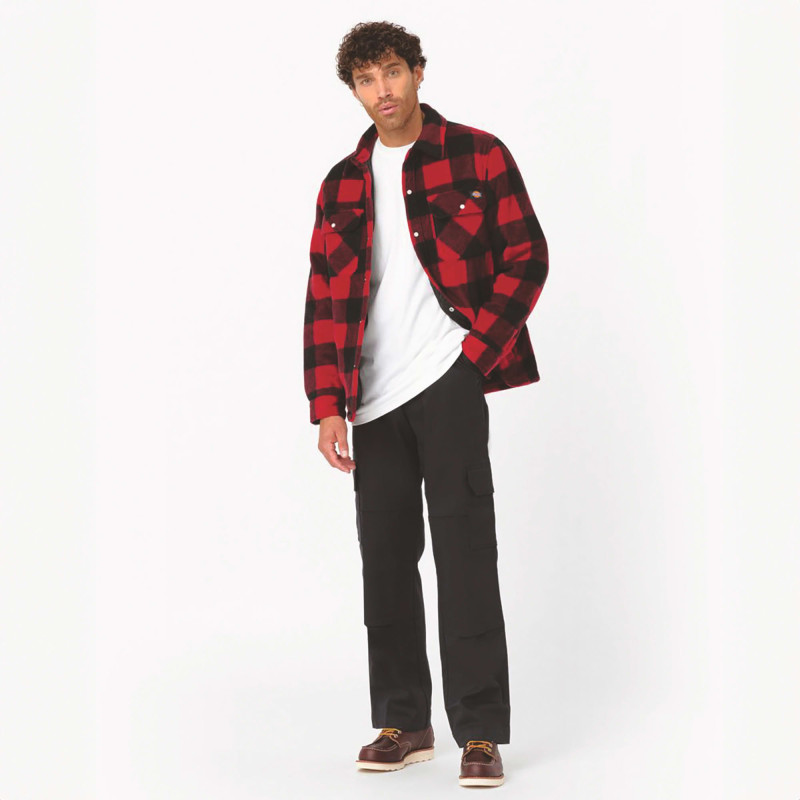 SURCHEMISE PORTLAND DICKIES ROUGE