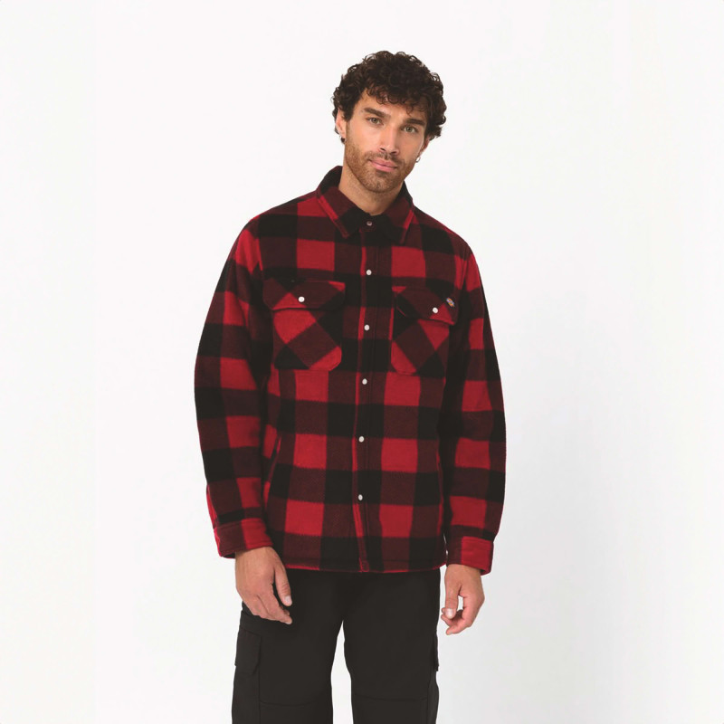 SURCHEMISE PORTLAND DICKIES ROUGE