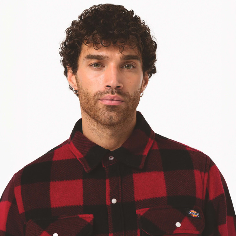 SURCHEMISE PORTLAND DICKIES ROUGE