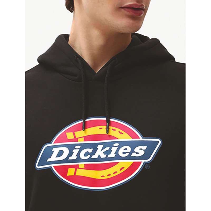 SWEAT A CAPUCHE ICON NOIR DICKIES