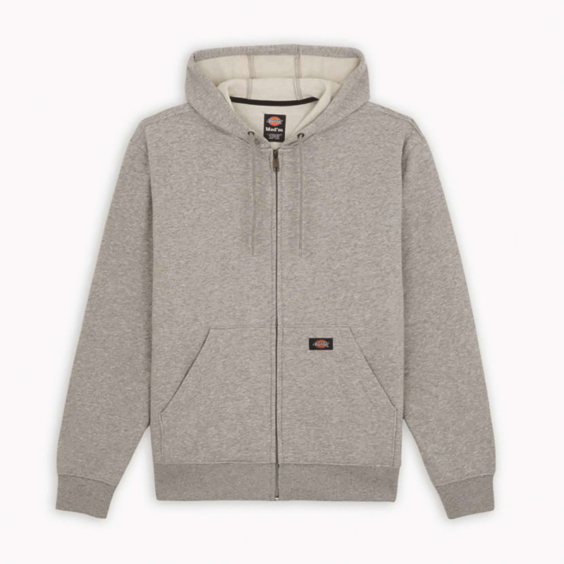 PULL A CAPUCHE ZIPPE HOMME GRIS DICKIES DK0A4XTO