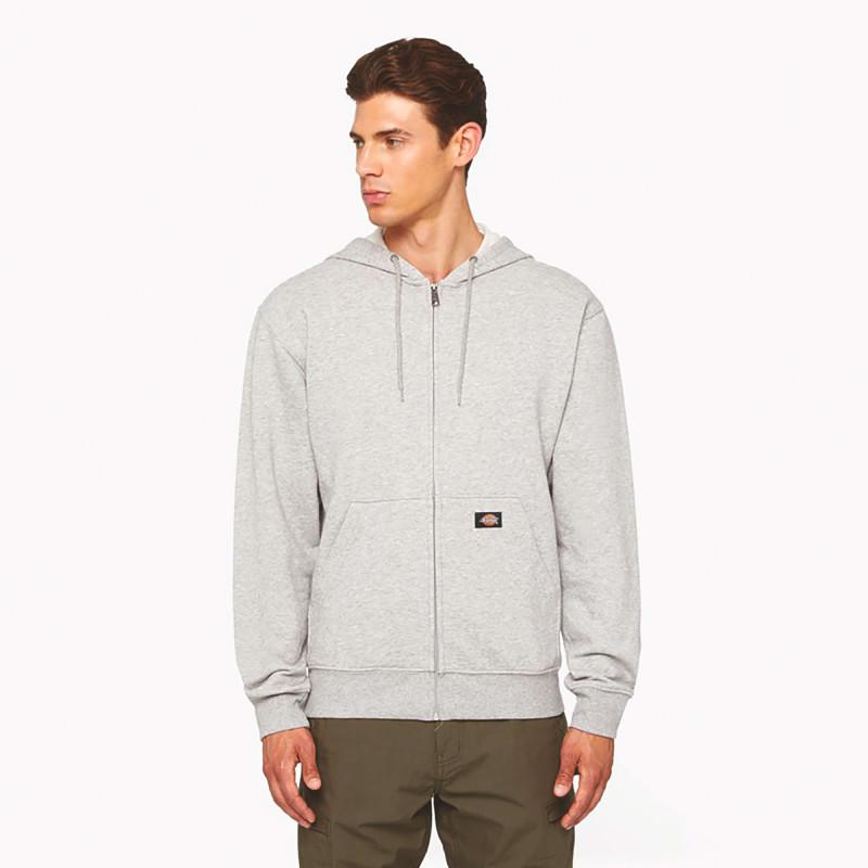 PULL A CAPUCHE ZIPPE HOMME GRIS DICKIES DK0A4XTO