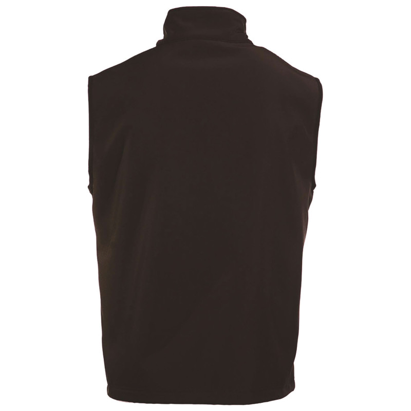 BODYWARMER SOFTSHELL 2 COUCHES PK330 BLACK/RED