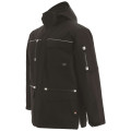 PARKA INSULATED WORK AVEC CAPUCHE NOIR 189GR