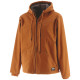 BLOUSON HOODED SHERPA LINED CAT BRONZE