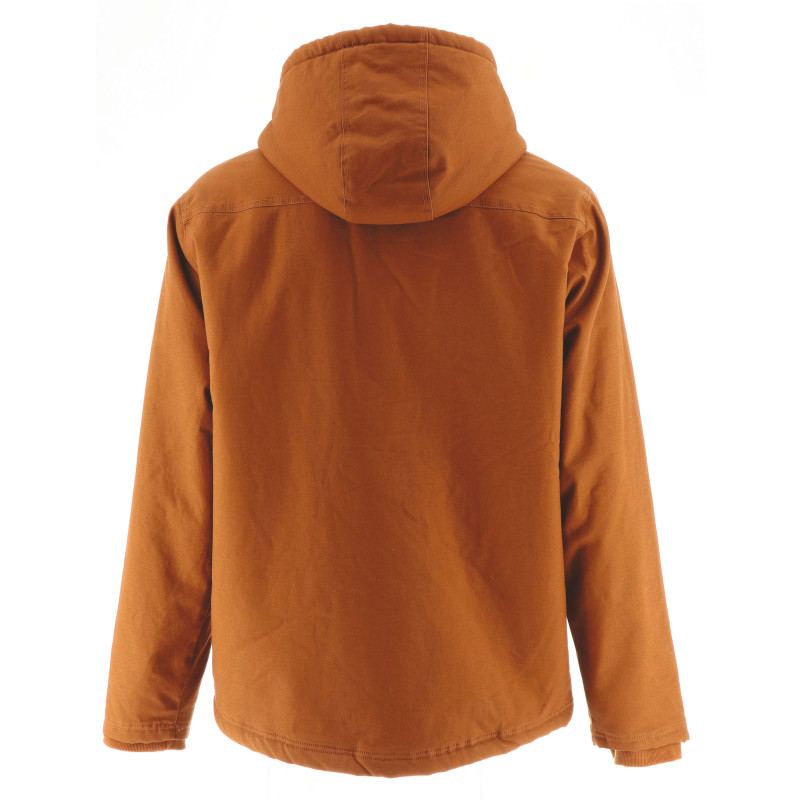 BLOUSON HOODED SHERPA LINED CAT BRONZE