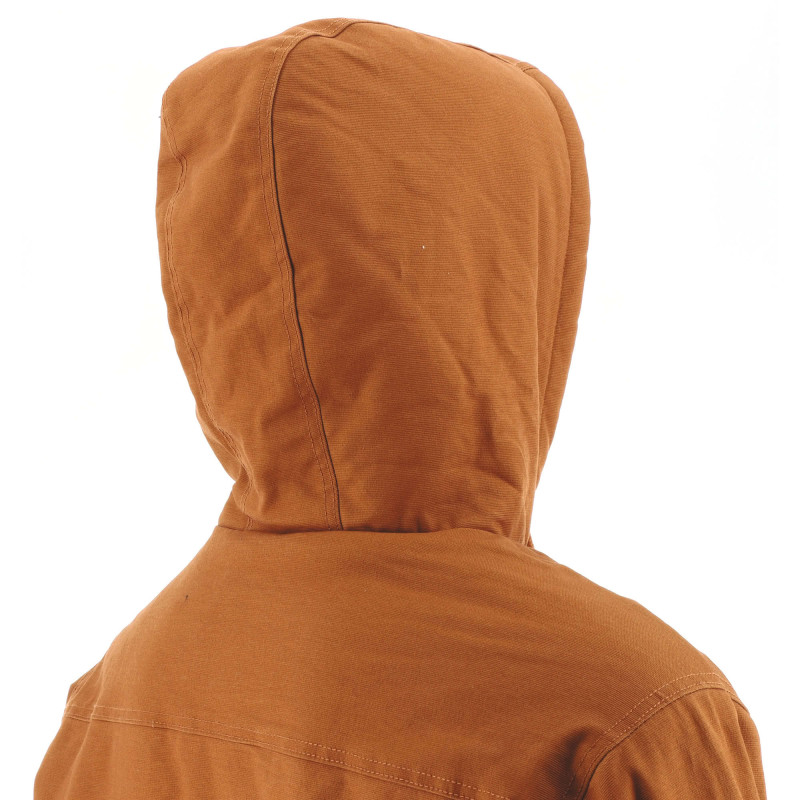BLOUSON HOODED SHERPA LINED CAT BRONZE