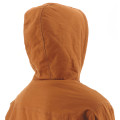 BLOUSON HOODED SHERPA LINED CAT BRONZE