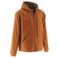 BLOUSON HOODED SHERPA LINED CAT BRONZE