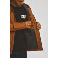 BLOUSON HOODED SHERPA LINED CAT BRONZE