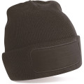 BONNET DOUBLE EN COTON ZONE DE MARQUAGE NOIR TU