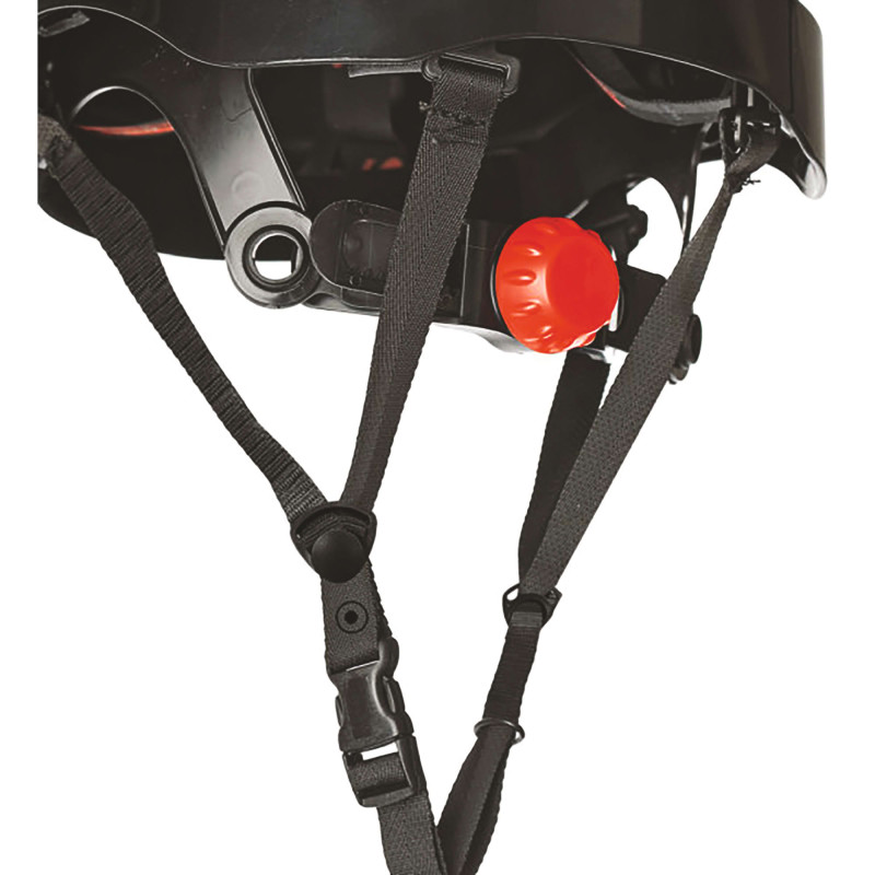 CASQUE DE CHANTIER JUGULAIRE 4 POINTS BLANC ELEC