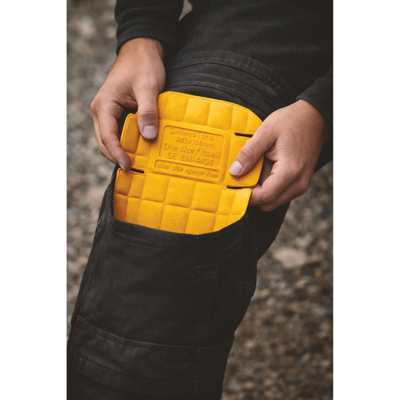 CW91 GENOUILLERE CAT POUR PANTALON (PAIRE)JAUNE TU