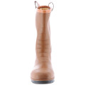 BOTTES COQUEES PVC IMPERMEABLE ET FOURREES ANTOS MARRON S5 CI SR FO