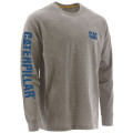 TEE-SHIRT MANCHES LONGUES BANNER GRIS