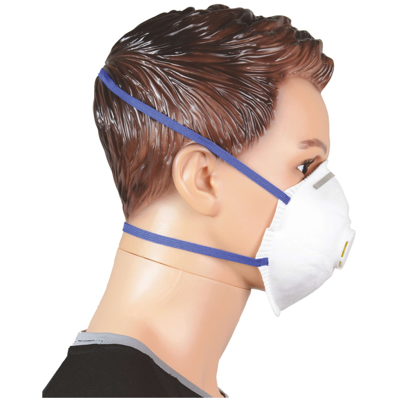 3 MASQUES ANTI-POUSSIERES FFP2 AVEC VALVE