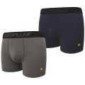LOT DE 2 BOXER SHORT GRIS / BLEU