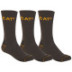 LOT 3 PAIRES CHAUSSETTES WORKWEAR SOCKS GRIS