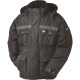 PARKA HEAVY REFLECHISSANTE 230GR DEPERLANT NOIR